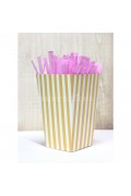 Vertical Stripes Popcorn Box